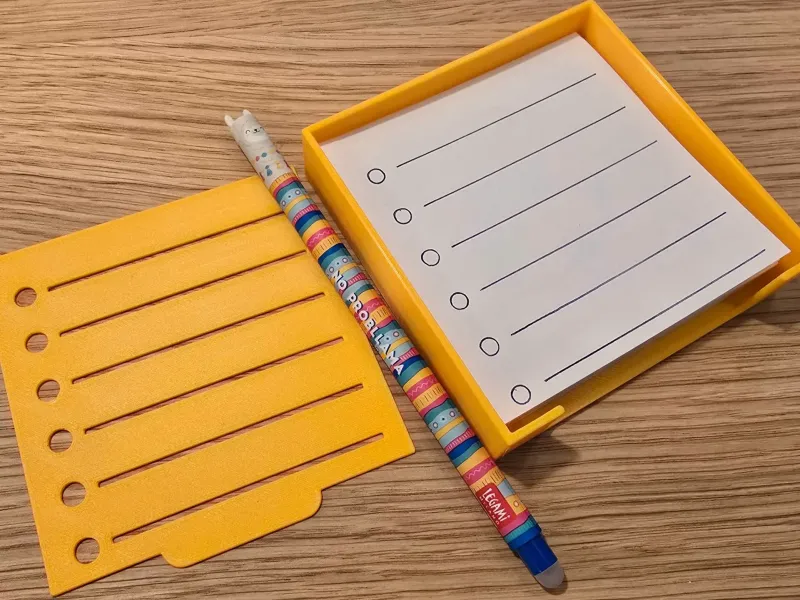 Notizzettel-Schablone To-Do-Liste Post-it-Vorlage