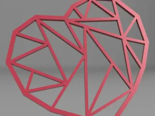 Heart – triangular design