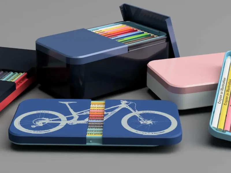 Caja para ceras y lápices V2