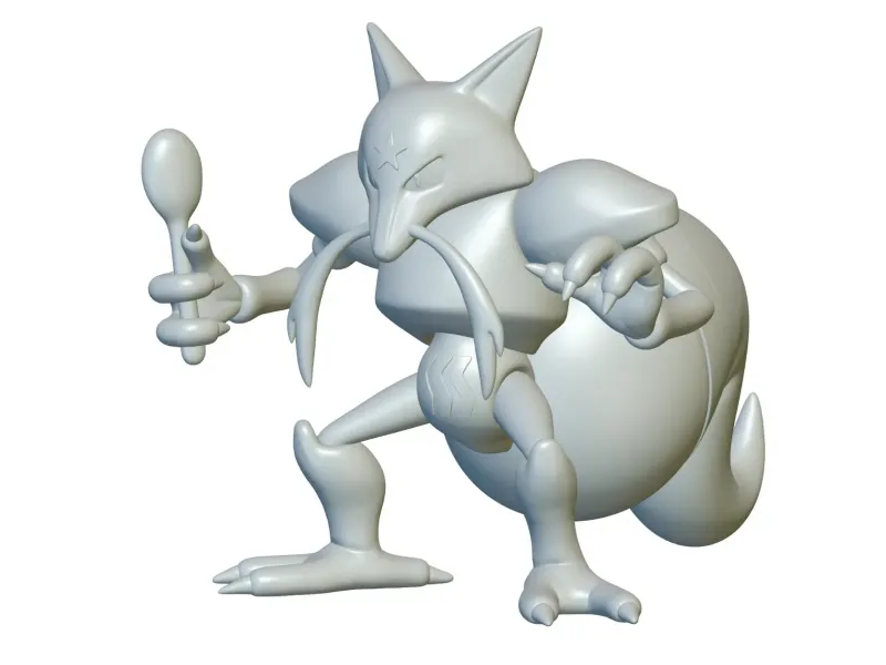 Pokemon Kadabra #64 - Ready for 3D Printing!