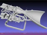 Space X Raptor 3 Engine Loop 3D Cross Section Diagram-2