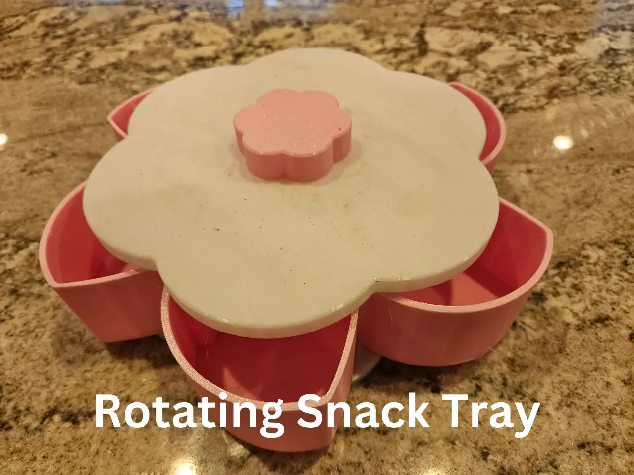 ROTATING SNACK TRAY