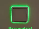 Parametric Glowing Frame for Light Switch and Power Outlet (-0