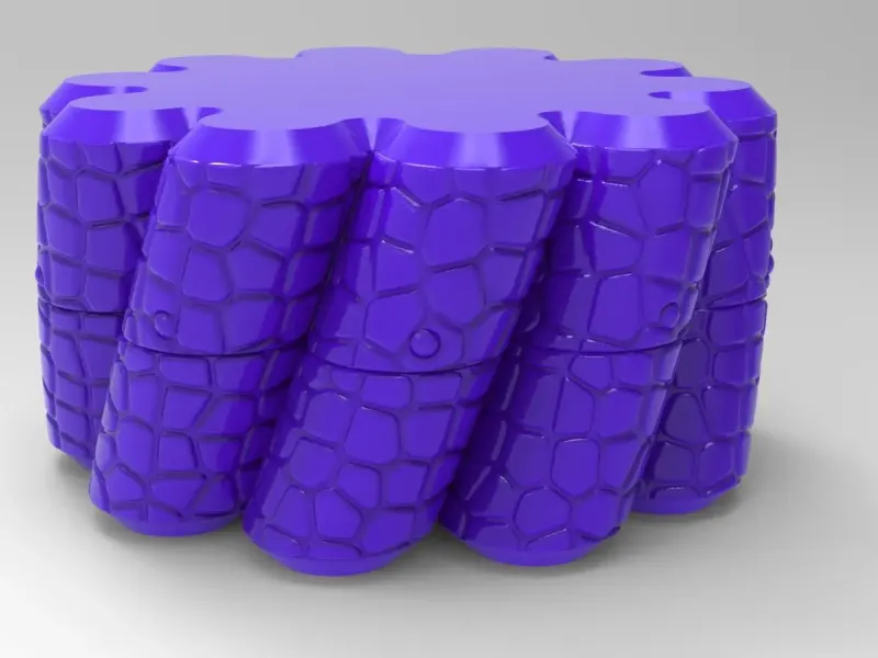 ORGANIZER USING THE SPIRAL VASE METHOD