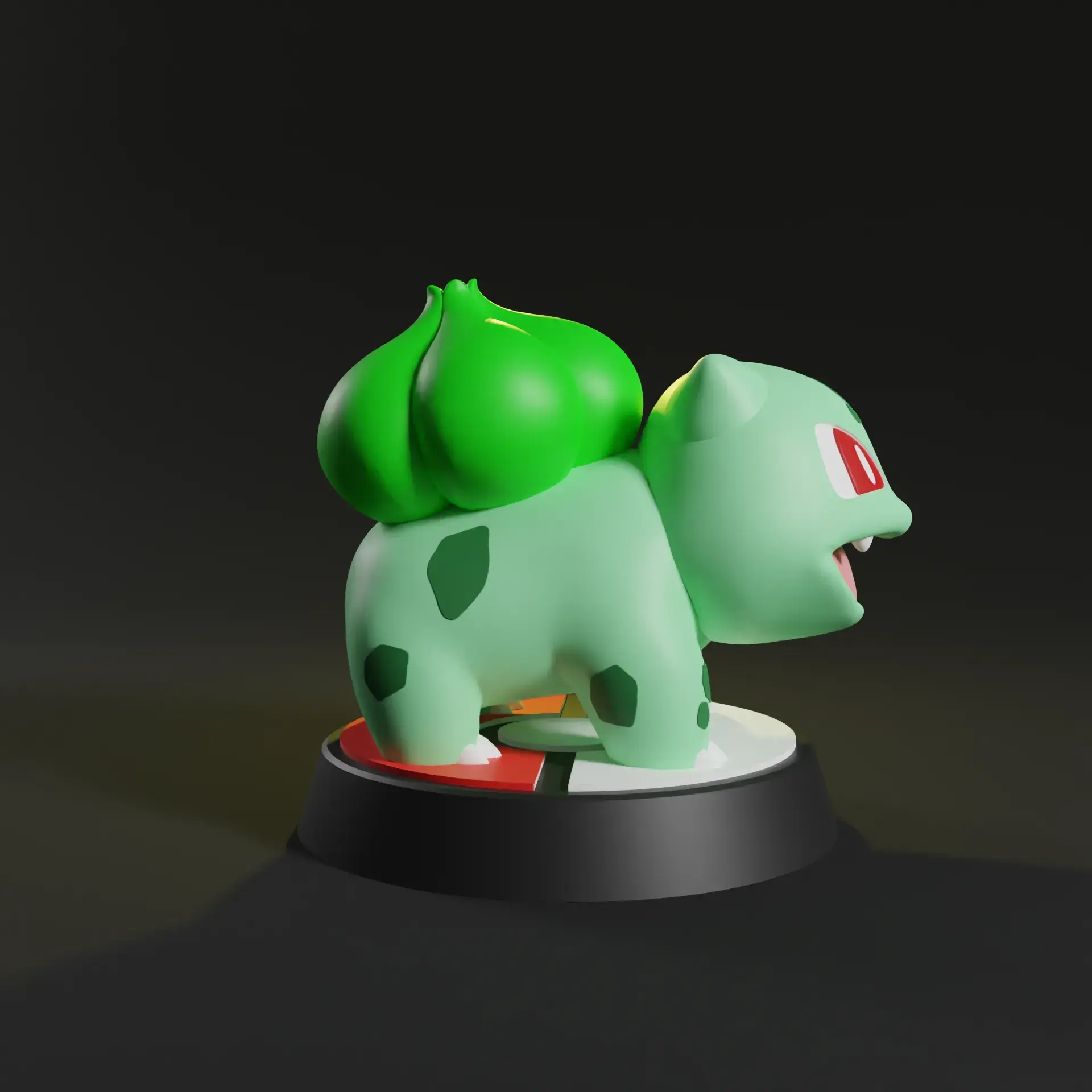 Pokemon Bulbasaur - STL & 3mf Multicolor