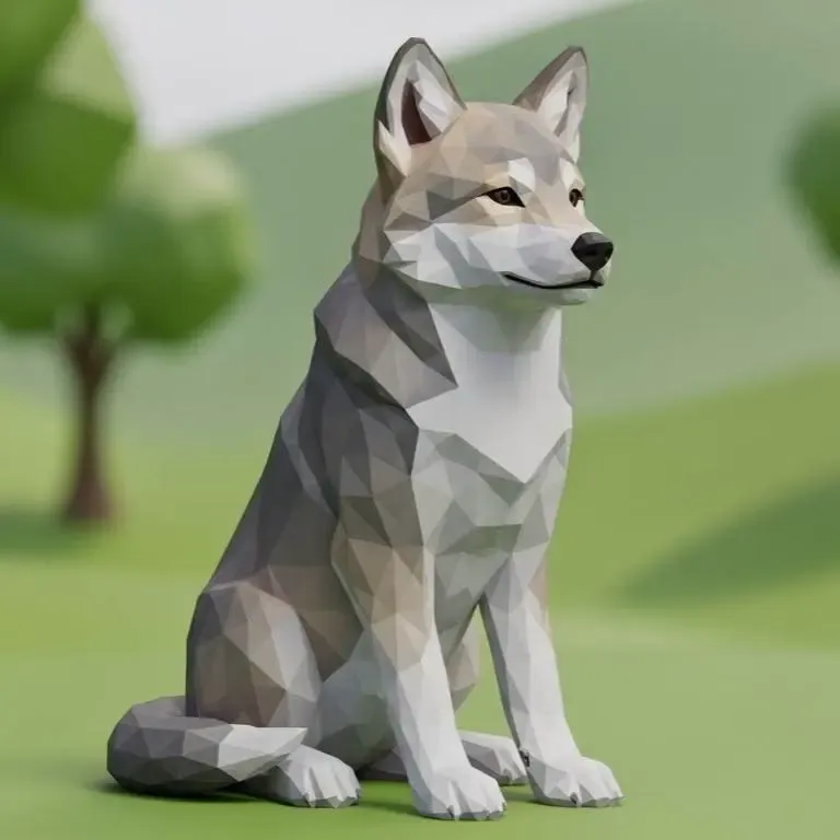 Lobo Low Poly