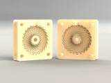 MOLD FOR RODIN COIL TOROIDAL - 185 X 185 X 65 MM 24 TURNS-1