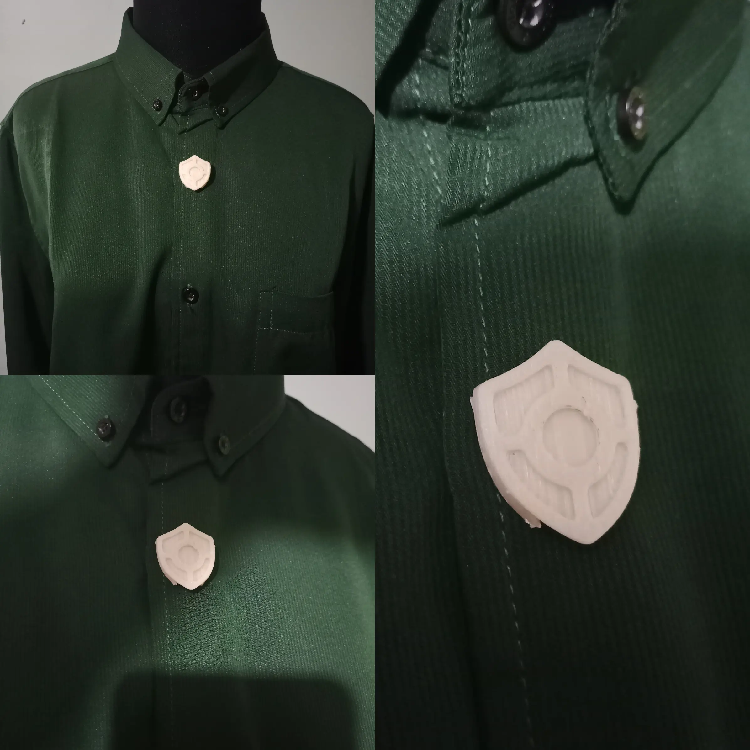 Square & Badge Button