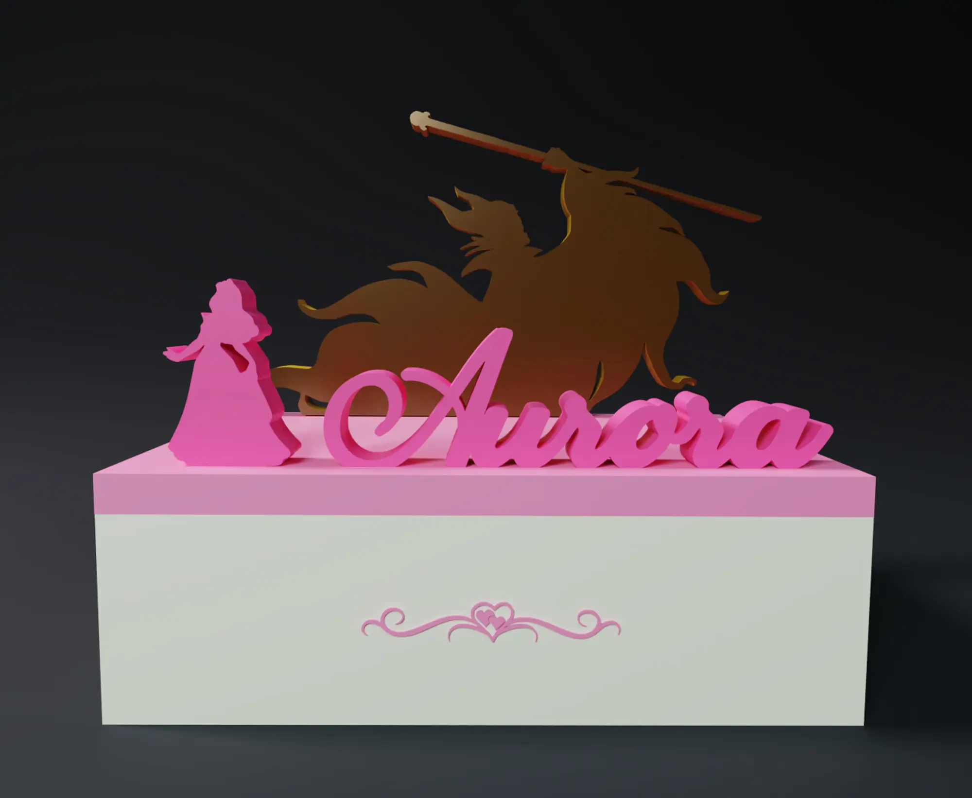 CAJA AURORA PRINCESA DISNEY - BELLA DURMIENTE