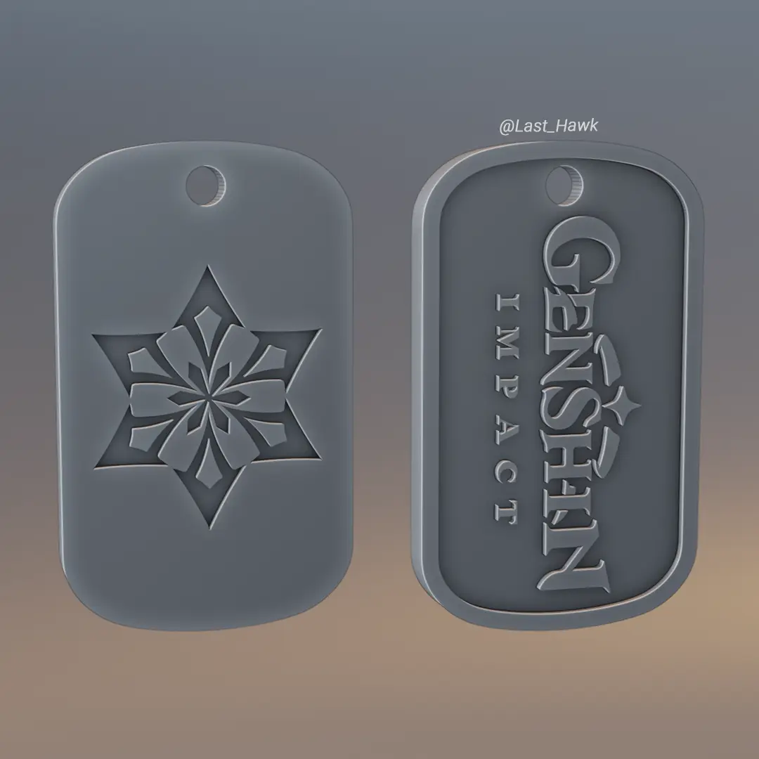 Cryo dogtag Genshin Impact