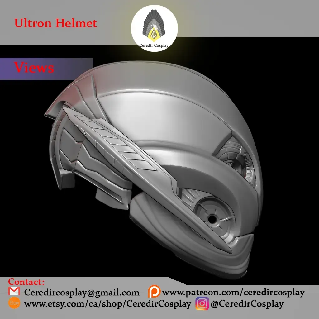 Ultron Avengers: Age of Ultron Helmet 3d digital download
