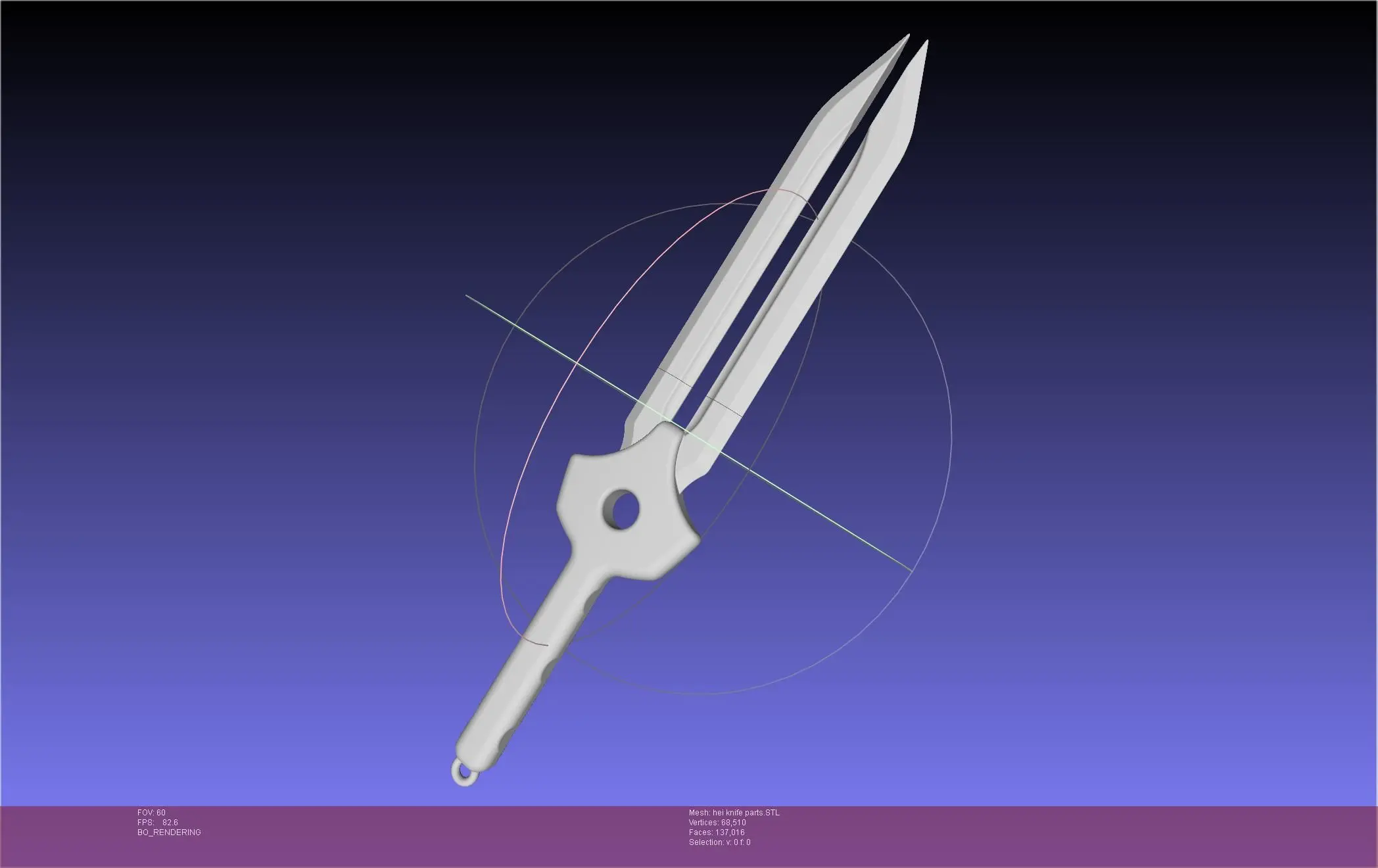 Darker Than Black Hei Knife