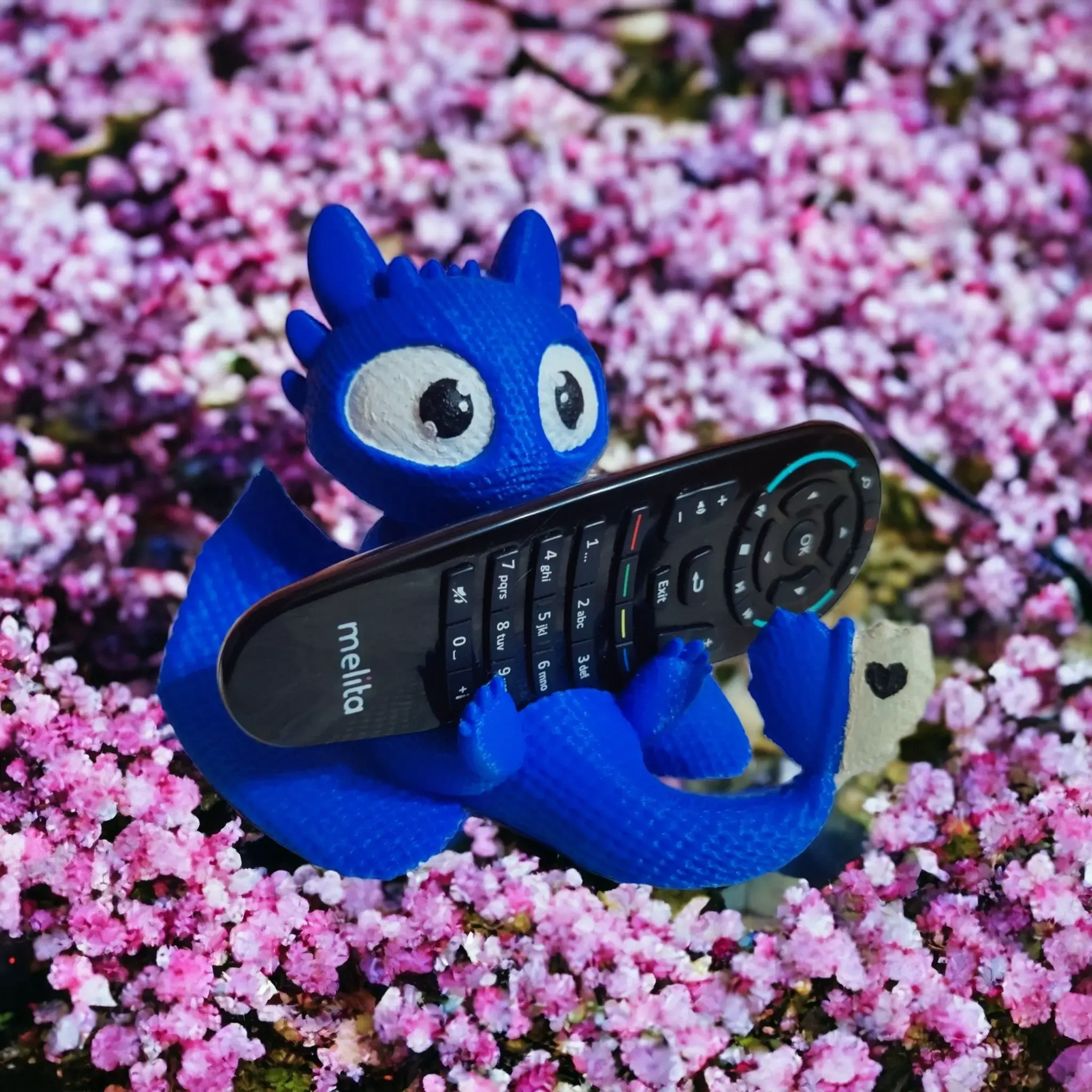 Crochet Dragon Tv Remote Holder