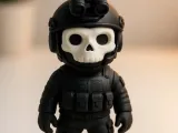 ghost keychain -0
