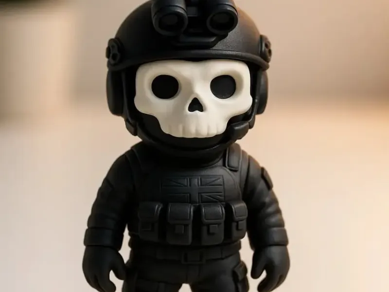 ghost keychain 