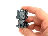 Baby wolf keychain and basic ornament-3