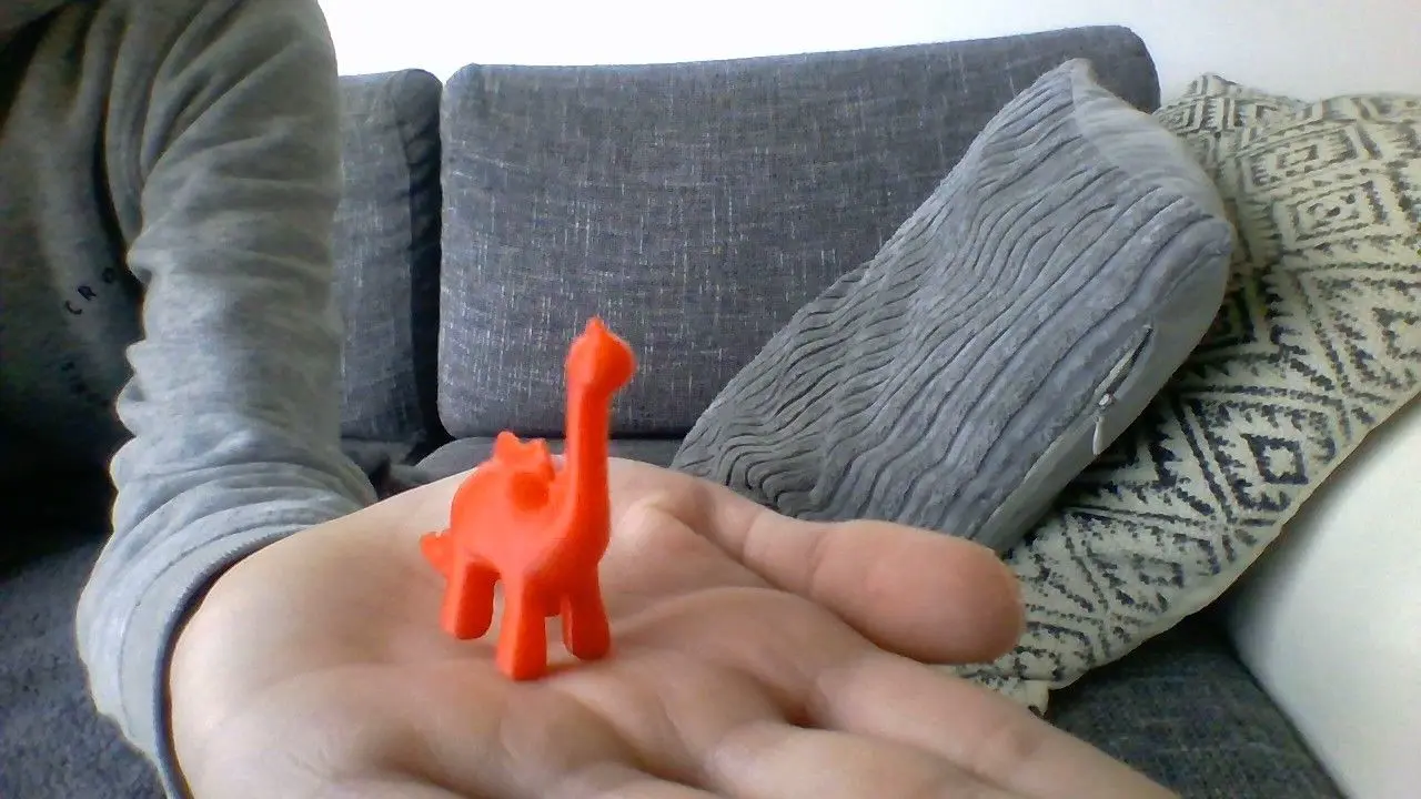 schattige lang nek dino