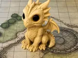 Small Stone Dragon D&D tabletop miniature-0