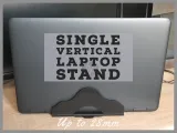 Single vertical laptop stand-0