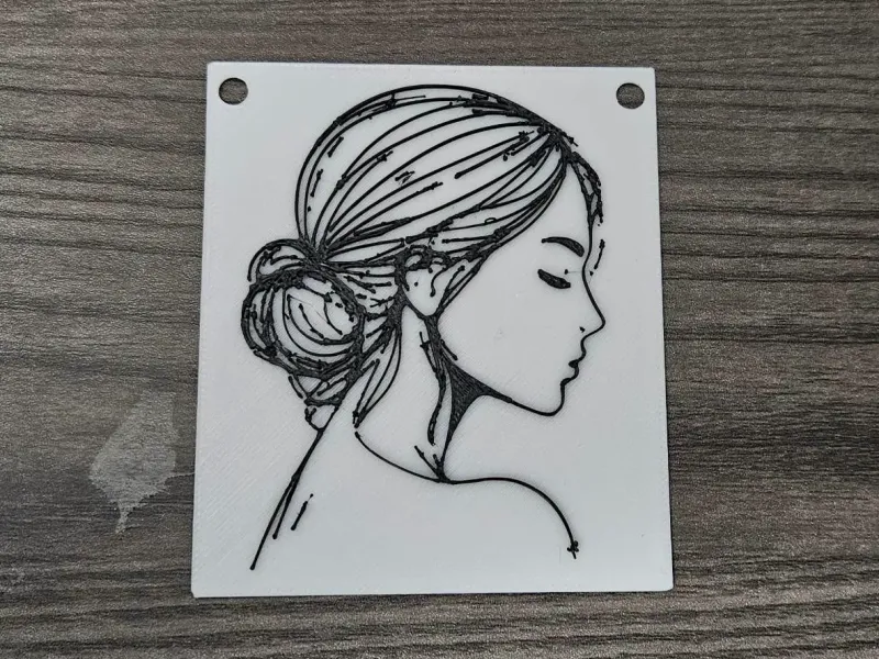 Woman 1 line art