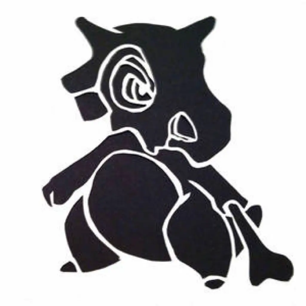 Cubone stencil