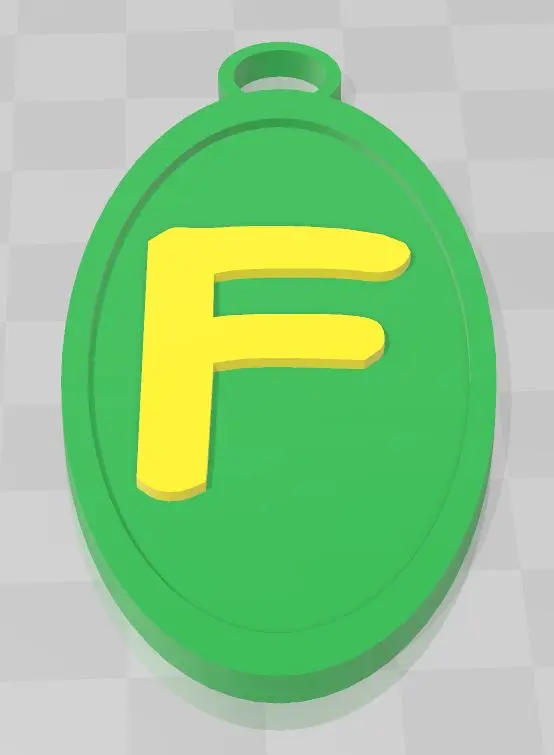 Alphabet Key chain - Letter F
