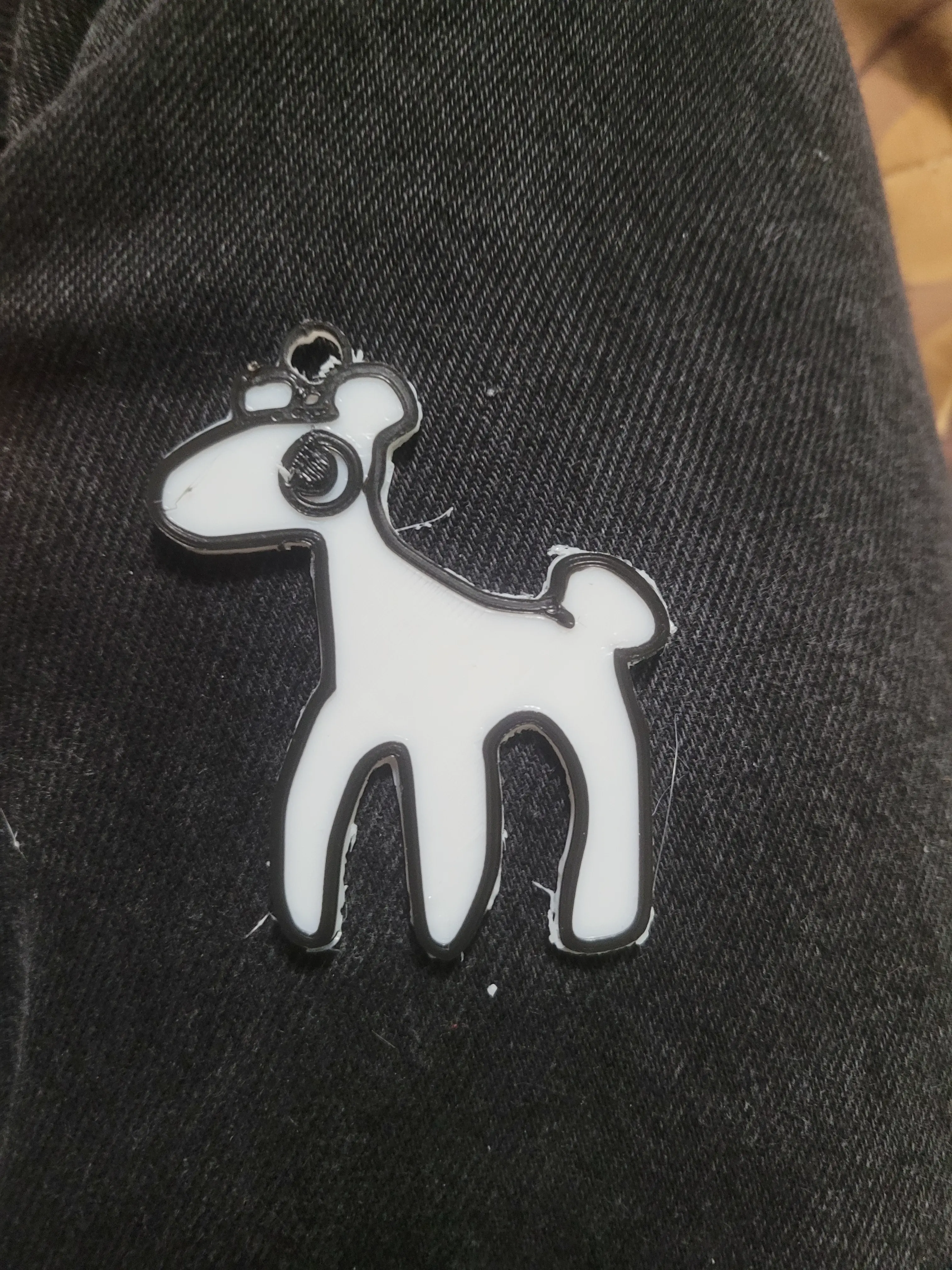 Anxiety Deer Keychain
