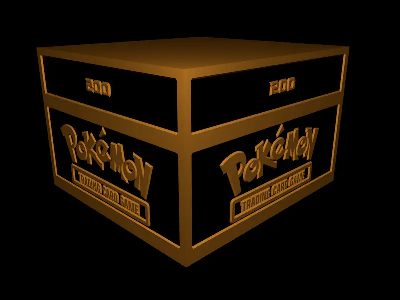 Card Box V2 - Pokemon - 200 Cards (Topload)