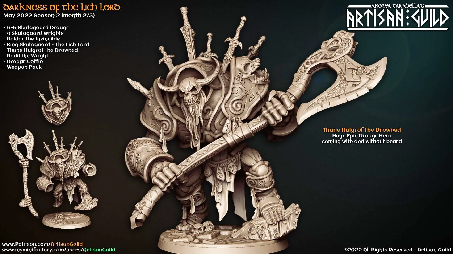 Artisan Guild - Thane Hulgrof The Drowned - Presupported 