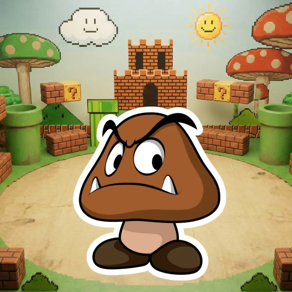 Mario Bros 3D Figures – Goomba