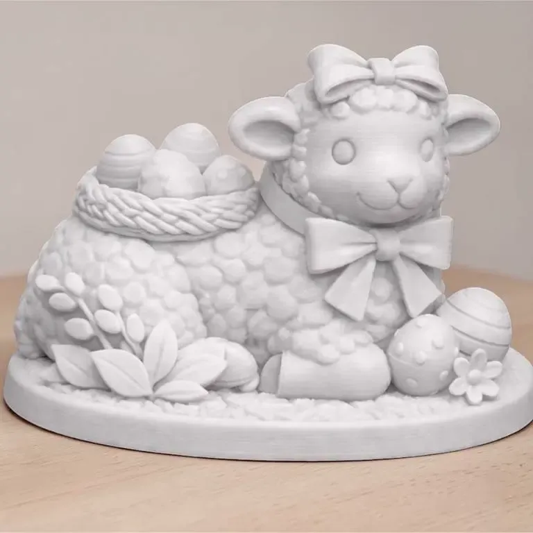 Decorative easter lamb