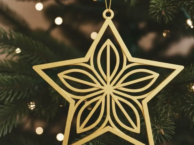 Star FDM Ornament ✨ Easy & Support-Free Holiday Print
