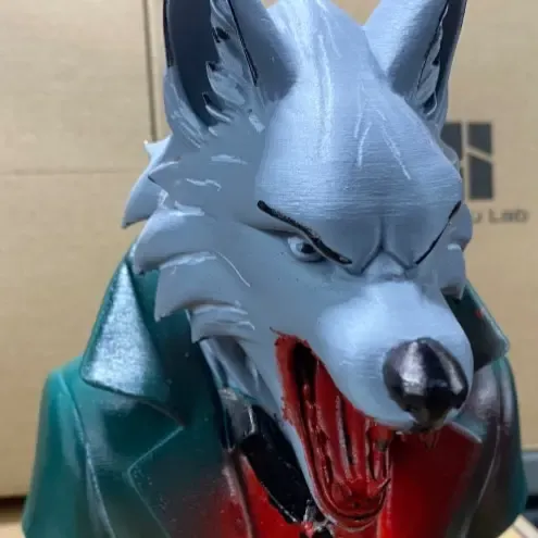 Busto de hombre lobo