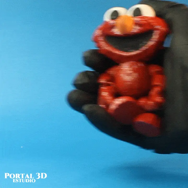 Smiling Elmo / PRINT-IN-PLACE WITHOUT SUPPORT