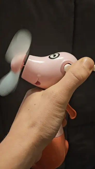 Handle for crank fan