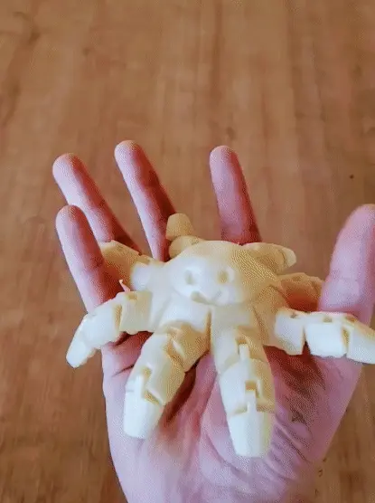 Osmia Flexible Angry Happy Octopus Spinning Toy