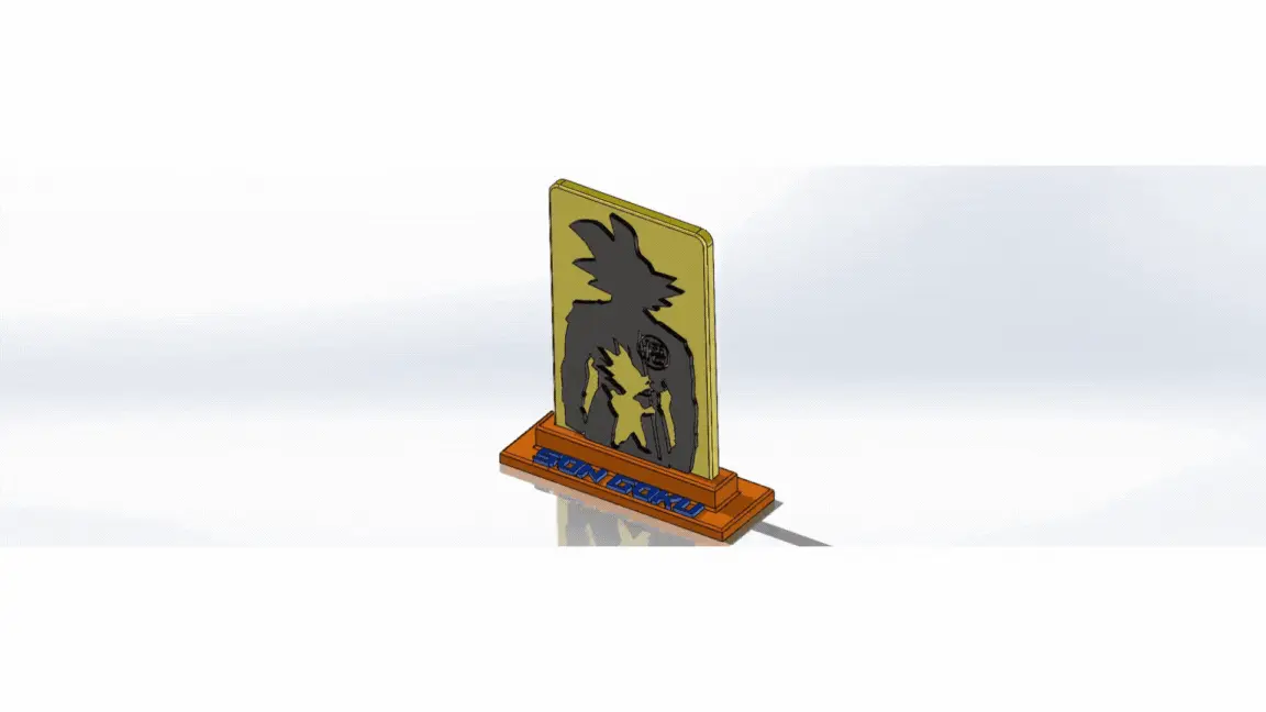 Panel decorativo de Son Goku