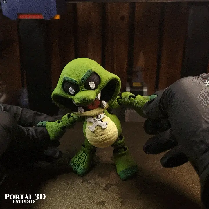 Allister Gator / PRINT-IN-PLACE WITHOUT SUPPORT /3MF