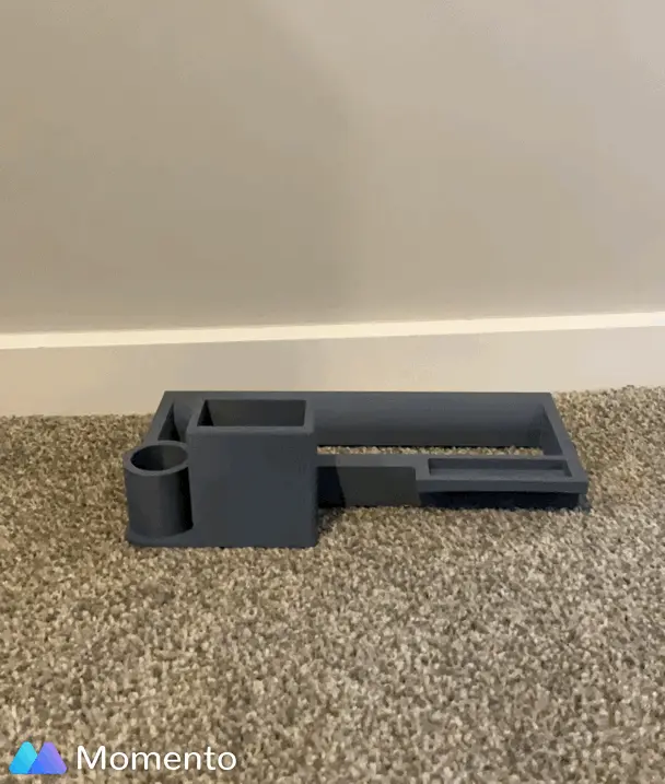 RC car accessory holder tray