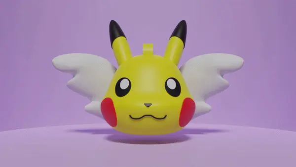 Angel Pikachu FanArt - Christmas Tree Decor/Ornament/Bauble