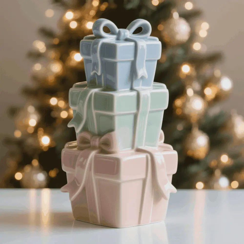 Holiday Gift Tower Decor