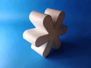 Asterix symbol, nestable box (v1)