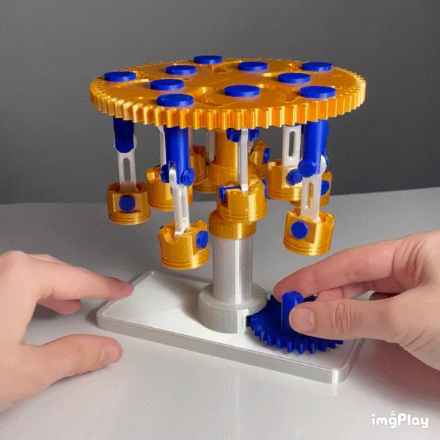 MECHANICAL CAROUSEL - GEARS TOY
