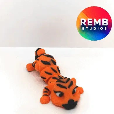 Flexi Tiger | Articulated Tiger no Support