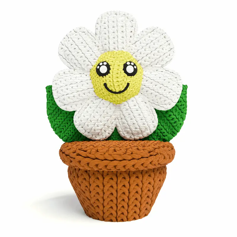 knitted Flower (cute)