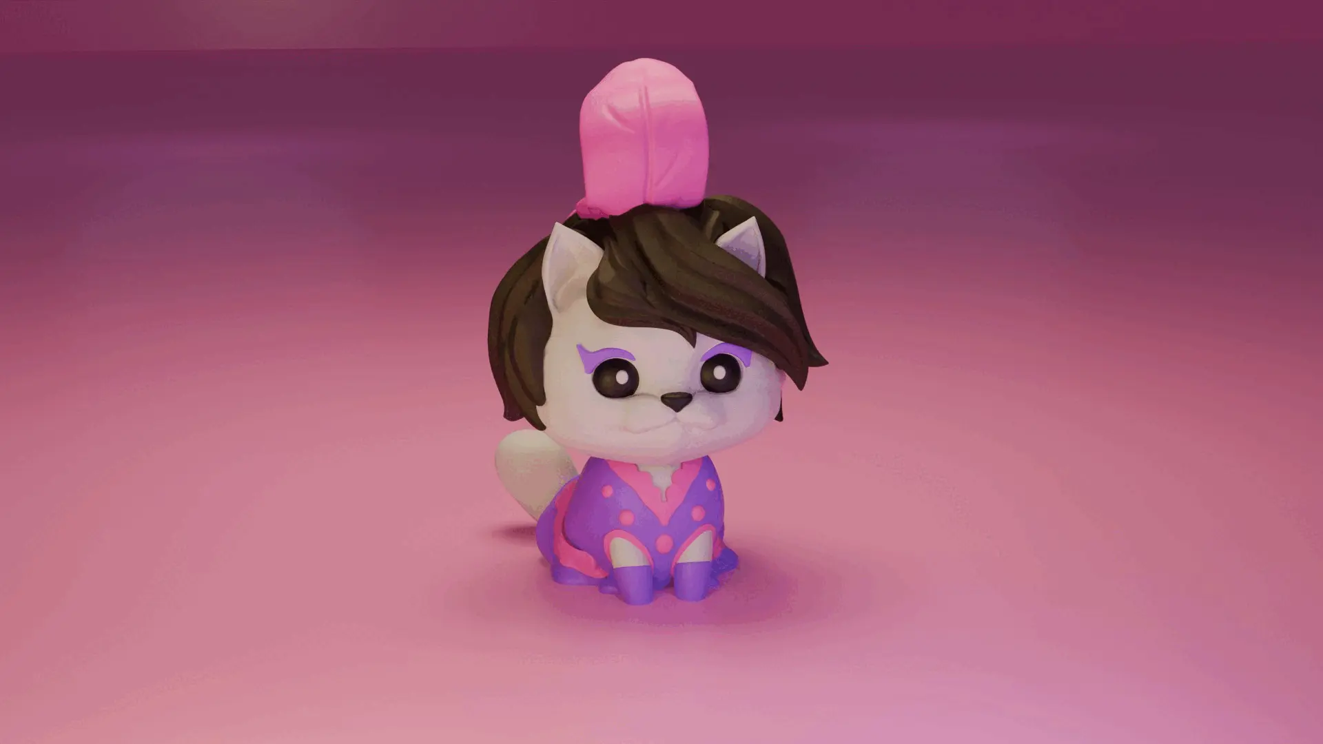 Wild west dancer cat