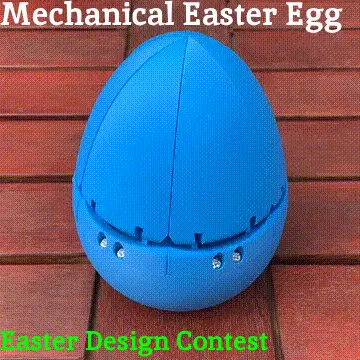 Mechanical Easter Egg (Easter Design Contest)