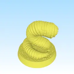 giant worm for tabletop game