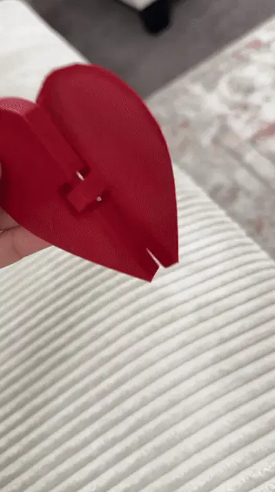 Flexi-Heart Fidget - Valentines Day