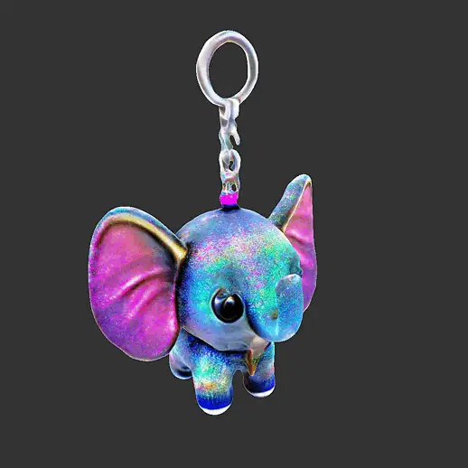 Dumbo llavero-figura-juguete-moda-k1-3dprint-stl-2024-gratis